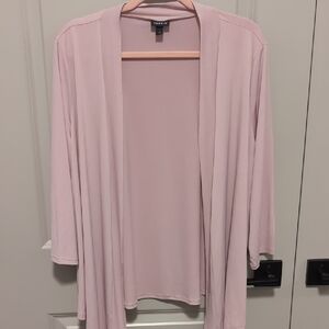 Torrid Light Pink Open Front Cardigan